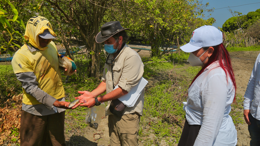 Comisión técnica de minambiente recorrió embalse El Guájaro y brindará apoyo a la C.R.A para sostenibilidad del humedal.