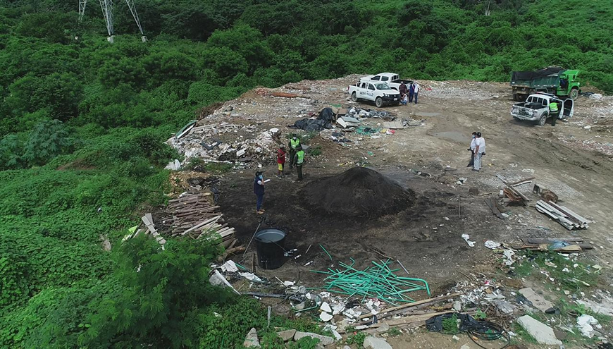 C.R.A y Policía decomisan madera que sería procesada en carbón vegetal.