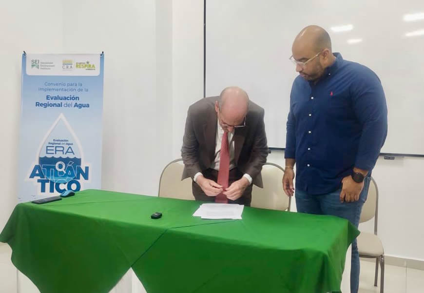 Instituto Ambiental de Estocolmo y C.R.A, se unen para realizar Evaluación Regional del Agua  