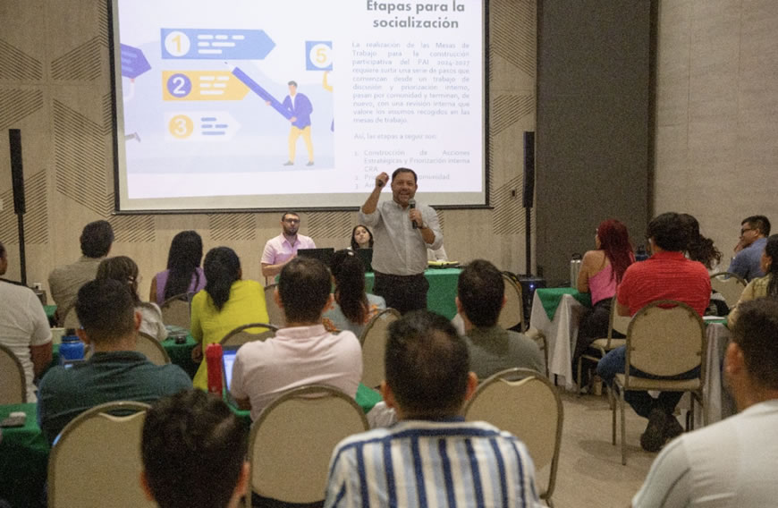 C.R.A INICIA MESAS DE TRABAJO PARA LA CONSTRUCCIÓN DEL PAI 2024-2027 