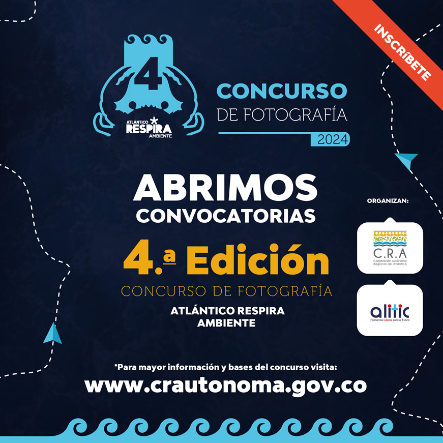 C.R.A abre convocatoria para el concurso de fotografía “Atlántico Respira Ambiente 2024”